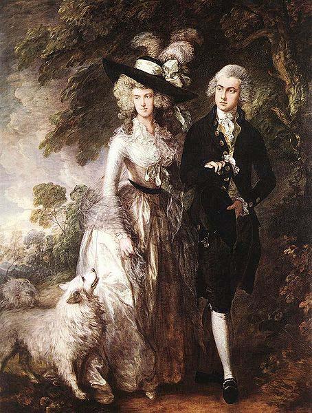 Thomas Gainsborough Mr and Mrs William Hallett China oil painting art